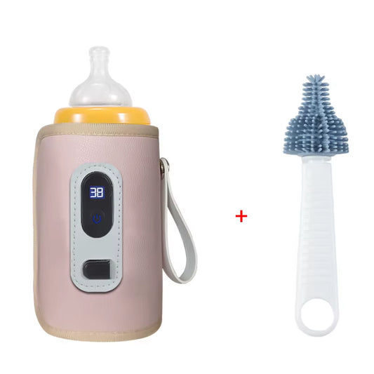 USB Milk Water Warmer, Travel Stroller Insulated Bag, Nursing Bottle Heater, Outdoor Portable Baby Bottle Feeding Warmer